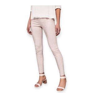 Ted Baker Katarie Coated Skinny Jeans,‎ Baby Pink, size 25 , New with Tag